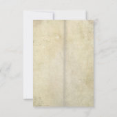 Elegant Rustic Vineyard Winery Herfst Place Card Kaart (Achterkant)