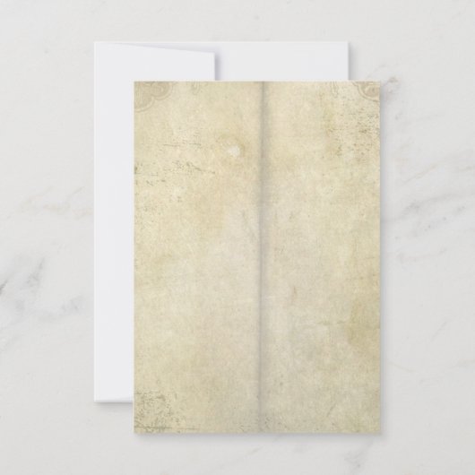 Elegant Rustic Vineyard Winery Herfst Place Card Kaart (Achterkant)