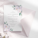 Elegant Rustic Waterverf Leaves & Orchids Wedding Kaart<br><div class="desc">Dit elegante collectie is voorzien van delicate paarse orchideeën en grijze waterverf bladeren in paren en een klastige kalligrafie. Klik op "Personaliseren" als je details wilt wijzigen. Alle elementen verstelbaar. Klik op "Klik om verder aan te passen" om de tekst en het afbeelding te verplaatsen of de grootte, het lettertype...</div>