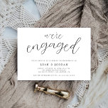 Elegant Rustic We zijn een Betrokken Partij Kaart<br><div class="desc">Elegant Rustic We zijn een partij die uitnodigingen van de Engagement Party ontvangt</div>