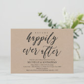 Elegant Rustic Wedding Rehearsal Dinner Invites Kaart (Staand voorkant)
