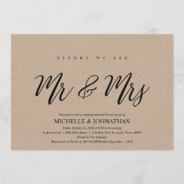 Elegant Rustic Wedding Rehearsal Dinner Invites Kaart