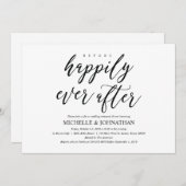 Elegant Rustic Wedding Rehearsal Dinner Invites Kaart (Voorkant / Achterkant)