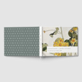Elegant Rustic Yellow Daffodil Floral Wedding Gastenboek (Volledig)