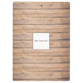 Elegant Rustic Yellow Sunflower Custom Business Klembord (Achterkant)