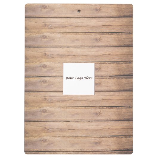 Elegant Rustic Yellow Sunflower Custom Business Klembord (Achterkant)