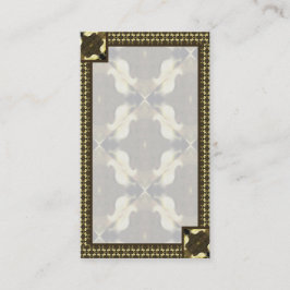 Elegant rustiek Abstract patroon Visitekaartje