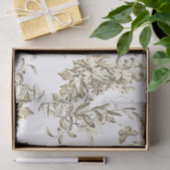 Elegant rustiek beige paardenbloemistentoilet tissuepapier (Geschenk)