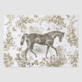 Elegant rustiek beige paardenbloemistentoilet tissuepapier (Voorkant)