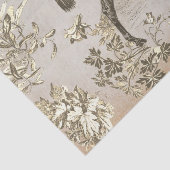 Elegant rustiek beige paardenbloemistentoilet tissuepapier (Detail)