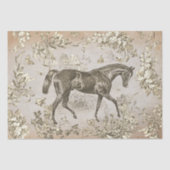 Elegant rustiek beige paardenbloemistentoilet tissuepapier (Voorkant)