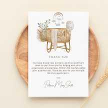 Elegant rustiek Boho Baby kinderbedje Baby shower