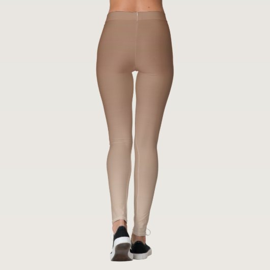 Elegant rustiek brons leggings (Achterkant)