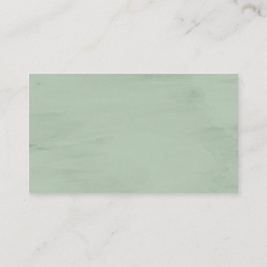 Elegant rustiek groen, RSVP-herinnering Informatiekaartje (Achterkant)