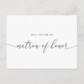 Elegant rustiek kant zal je mijn heer van eer zijn uitnodiging briefkaart (Voorkant)