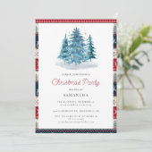 Elegant rustiek kerstfeest kaart (Staand voorkant)