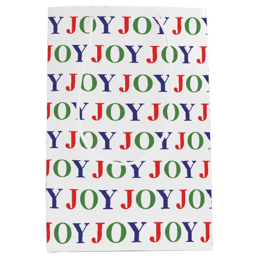 Elegant rustiek klassiek geplakt patroon medium cadeauzakje (Voorkant)