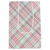 Elegant rustiek klassiek geplakt patroon medium cadeauzakje (Achterkant)