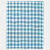 Elegant Rustiek Marine Blauw Deken Plakken Patroon (Voorkant)