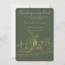 Elegant rustieke Thanksgiving-diner