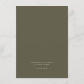 Elegant rustisch fazant jacht herfstdiner menu (Achterkant)