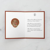 Elegant Sacred Heart Jesus vriendschap Kaart (Binnen)