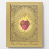 ELEGANT SACRED HEART VAN JESUS CONSECRATION PRAYER FOTOPLAAT (Voorkant)