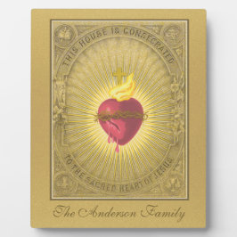 ELEGANT SACRED HEART VAN JESUS CONSECRATION PRAYER FOTOPLAAT