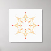 Elegant Sacred Mandala Art | Boho Spiritual Canvas Afdruk (Voorkant)