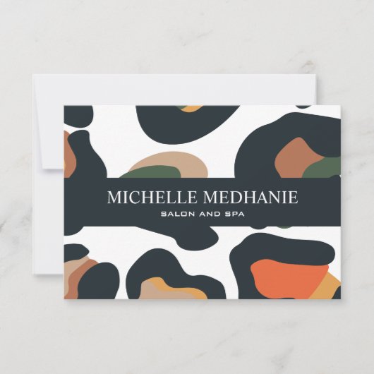 Elegant Safari Animal Skin Leopard Gift Card (Voorkant)