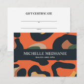 Elegant Safari Animal Skin Leopard Gift Card (Voorkant / Achterkant)