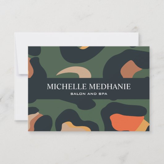 Elegant Safari Animal Skin Leopard Gift Card (Voorkant)