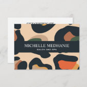 Elegant Safari Animal Skin Leopard Gift Card (Voorkant / Achterkant)