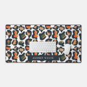 Elegant Safari Animal Skin Leopard spot Girly Bureaumat (Keyboard & Muis)