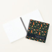 Elegant Safari Animal Skin Leopard spot MONOGRAM Notitieboek (Binnen)