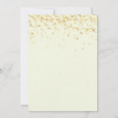 Elegant Safari Gold Ornament-kerstfeest Kaart (Achterkant)