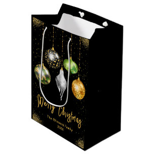 Elegant Safari Thema Ornament Kerstmis Medium Cadeauzakje