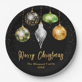 Elegant Safari Theme Ornament Christmas Papieren Bordje