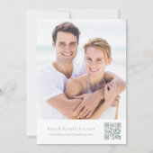 Elegant Sage Baroque Roses Wedding Save The Date (Achterkant)