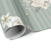 Elegant Sage Botanisch Inpakpapier (Rol Hoek)