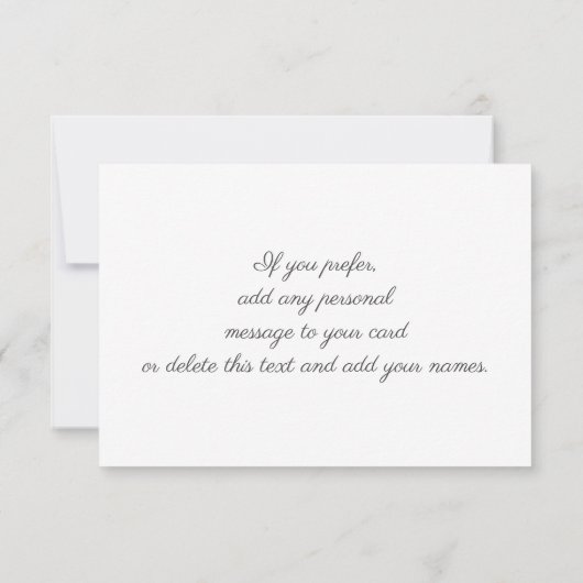 Elegant Sage Cream Magnolia Script Floral Busines Bedankkaart (Achterkant)