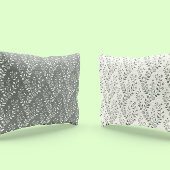 Elegant Sage Cream Minimalist Boho Floral Pattern Kussensloop