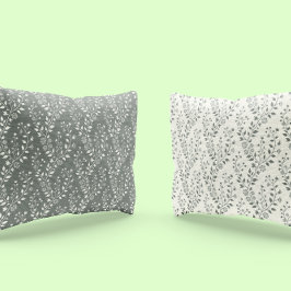 Elegant Sage Cream Minimalist Boho Floral Pattern Kussensloop