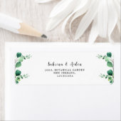 Elegant Sage | Emerald Green Eucalyptus Foliage Etiket (Insitu)