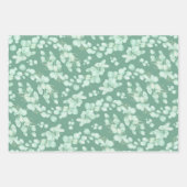 Elegant Sage Eucalyptus Inpakpapier Vel (Voorkant 3)