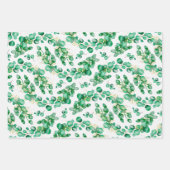 Elegant Sage Eucalyptus Inpakpapier Vel (Voorkant 2)