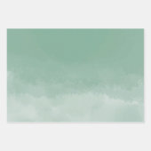 Elegant Sage Eucalyptus Inpakpapier Vel (Voorkant)