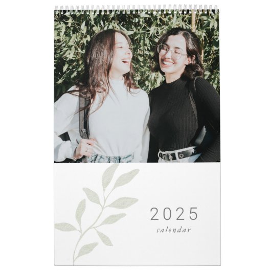 Elegant Sage Foliage 2025 Fotokalender Kalender (Hoes)
