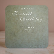 Elegant Sage Gold ELKE verjaardagsfeestje