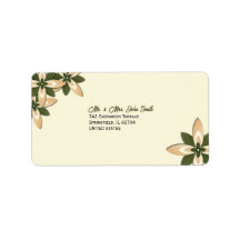 Elegant Sage Green and Beige Geometric Floral